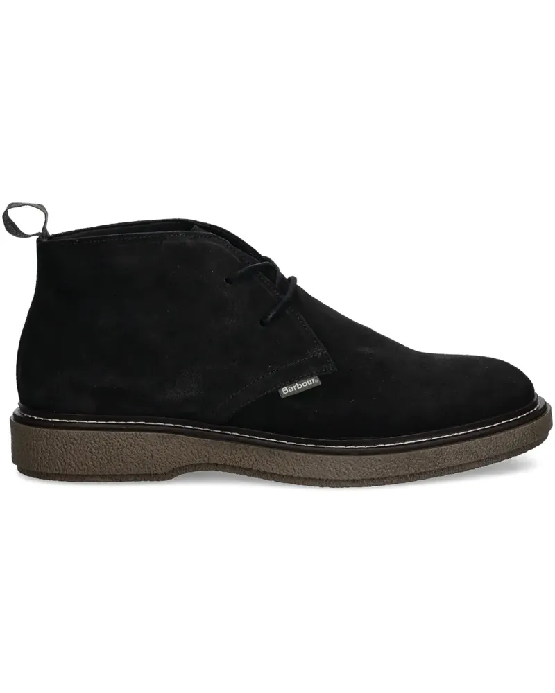 Barbour lace-up suede boots - Schwarz Schwarz
