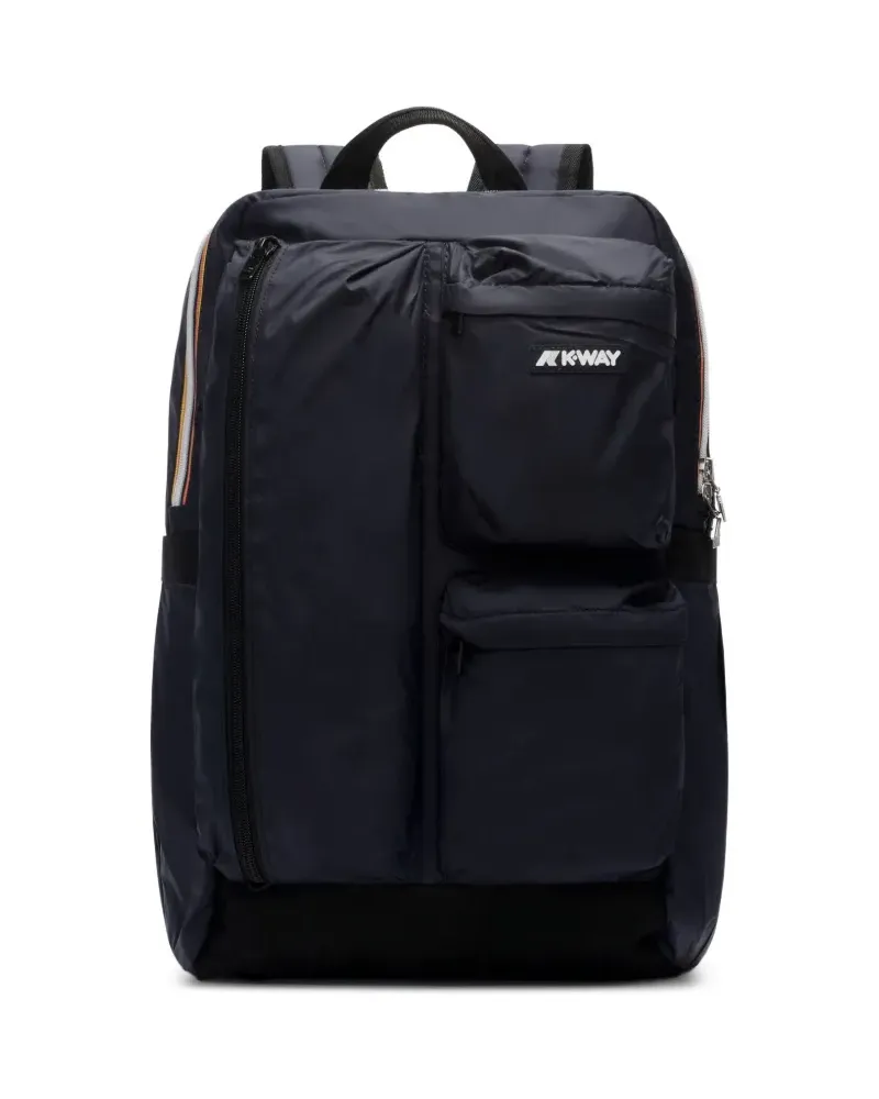 K-Way Rucksack mit Reißverschlusstasche - Blau Blau
