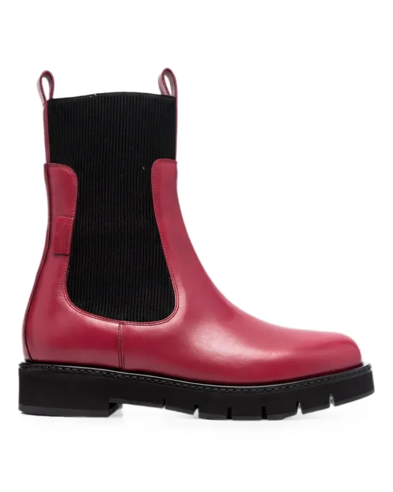 Ferragamo ribbed Chelsea boots - Rot Rot