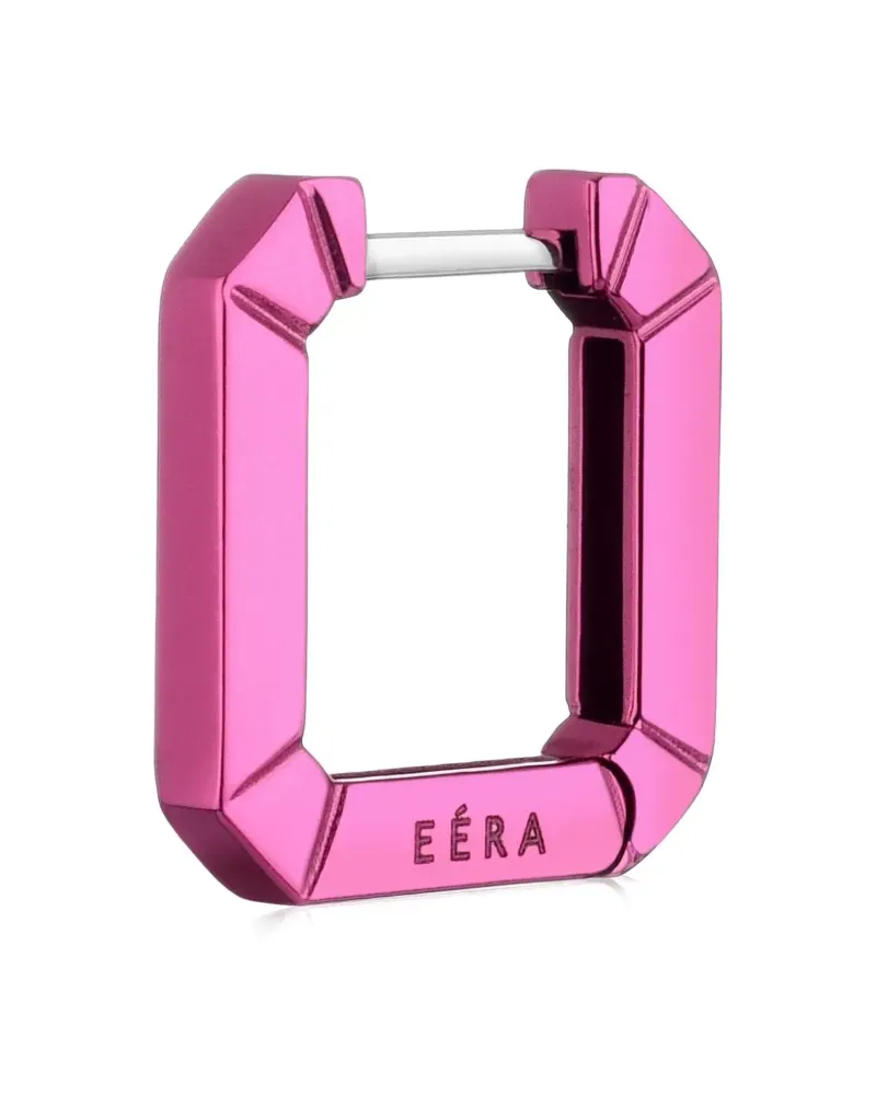 EÉRA Einzelner 18kt Candy Mini Weißgoldohrring - Rosa Rosa