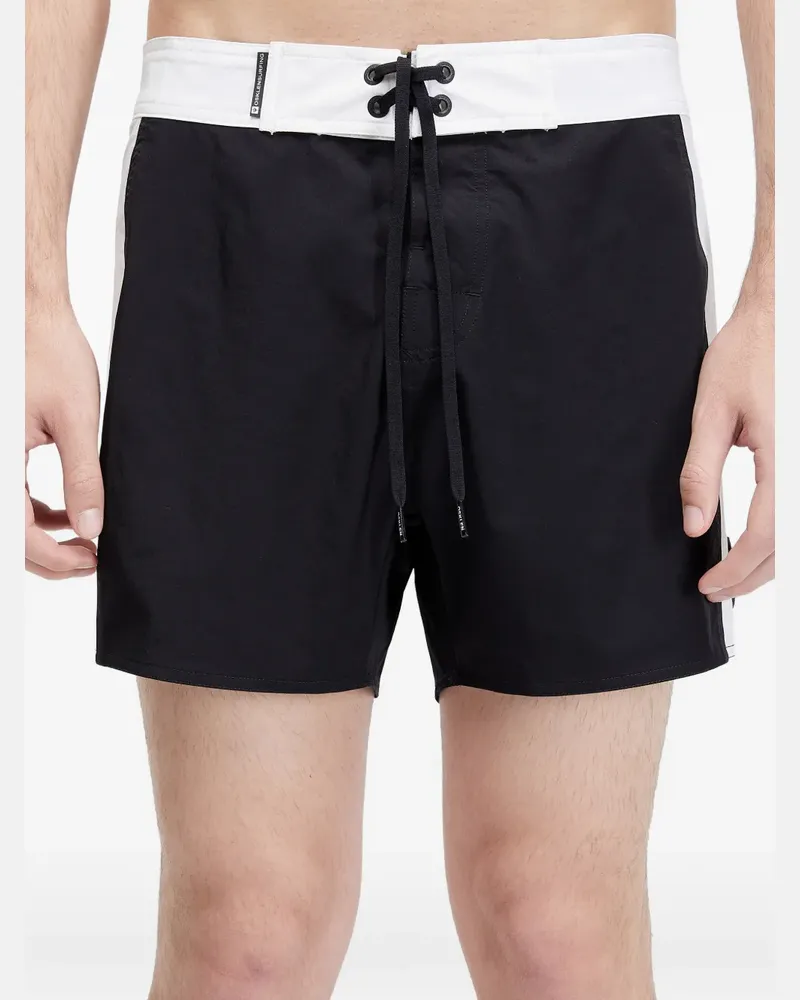 Osklen Shorts mit schmalen Streifen - Schwarz Schwarz