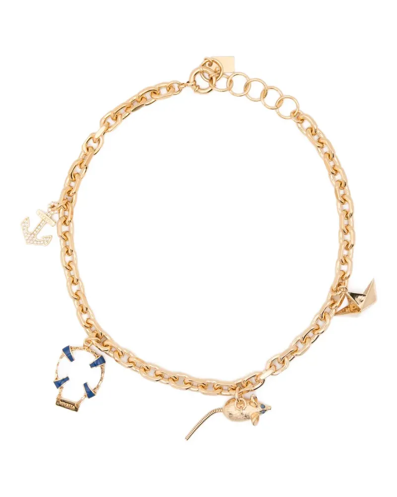 Vivetta charm-chain necklace - Gold Gold