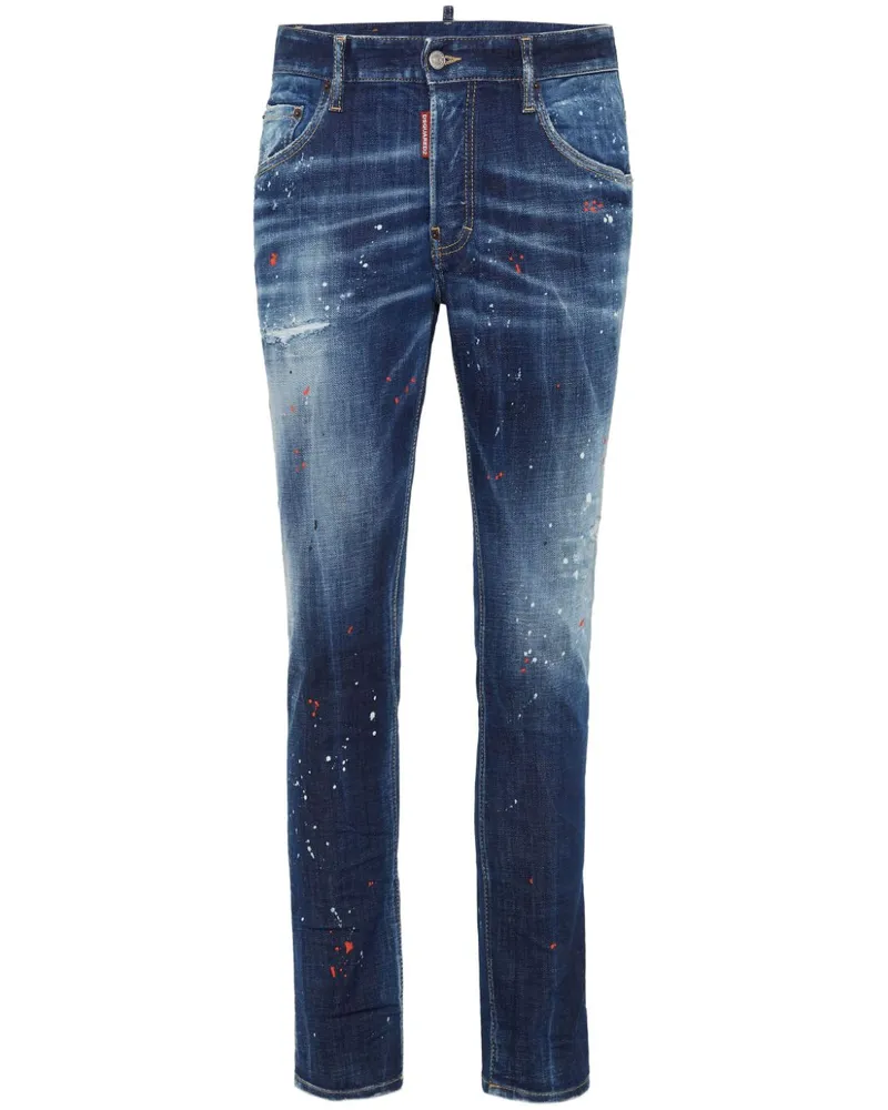 Dsquared2 Skinny-Jeans aus Baumwollstretch - Blau Blau