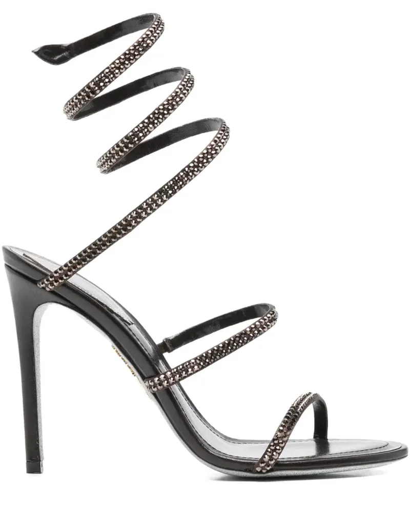 René Caovilla 80mm Cleo sandals - Braun Braun