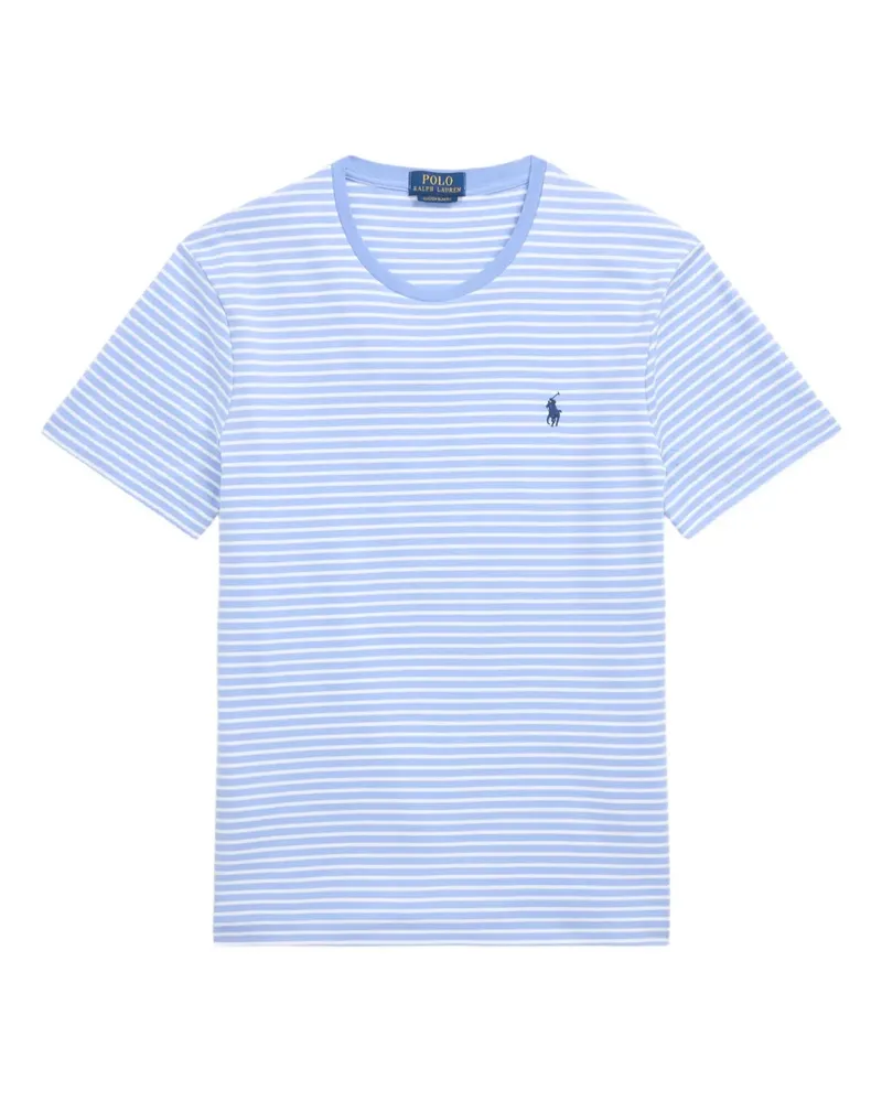 Ralph Lauren Gestreiftes T-Shirt - Blau Blau