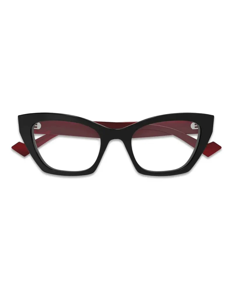 Gucci Klassische Cat-Eye-Brille - Schwarz Schwarz