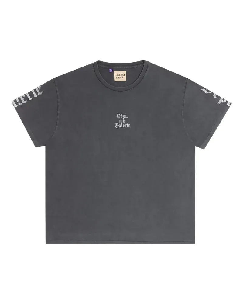 GALLERY DEPT. Old English logo-print T-shirt - Grau Grau
