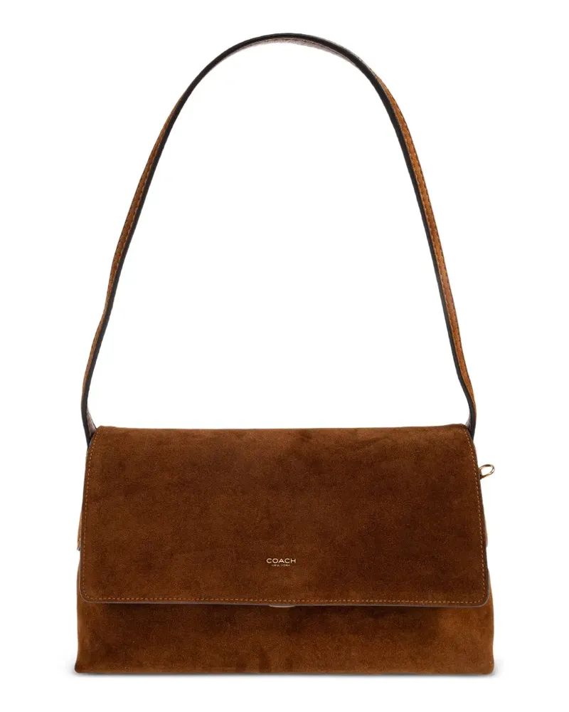 Coach Chelsea suede shoulder bag - Braun Braun
