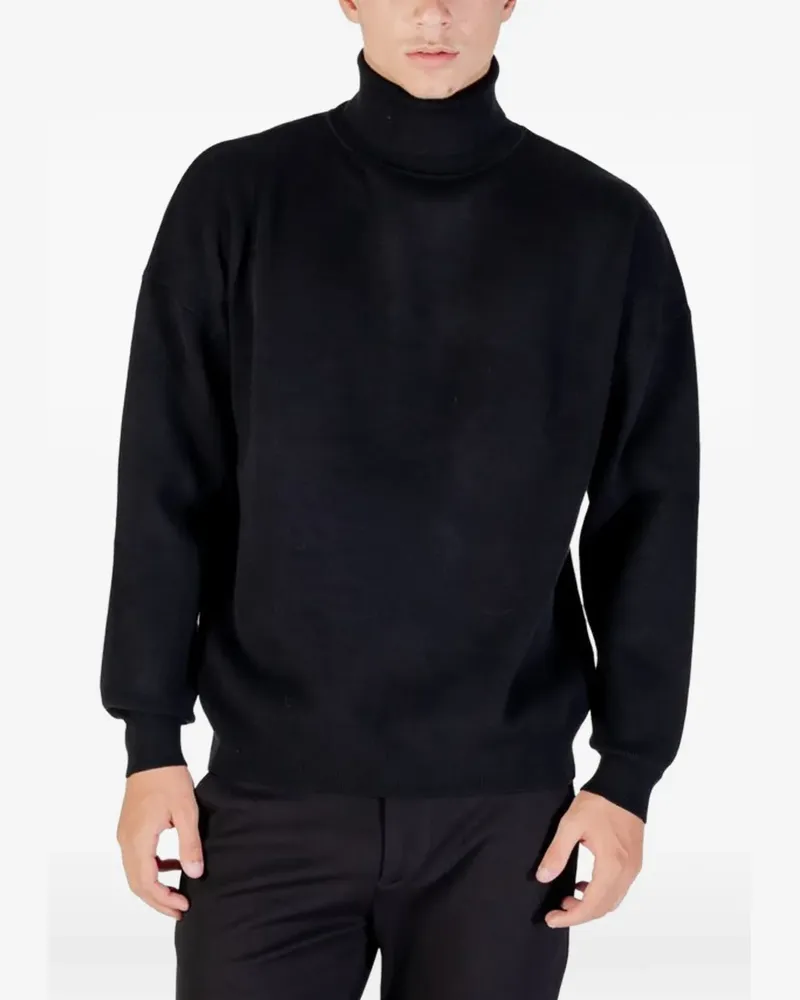 Antony Morato roll-neck drop-shoulder sweater - Schwarz Schwarz