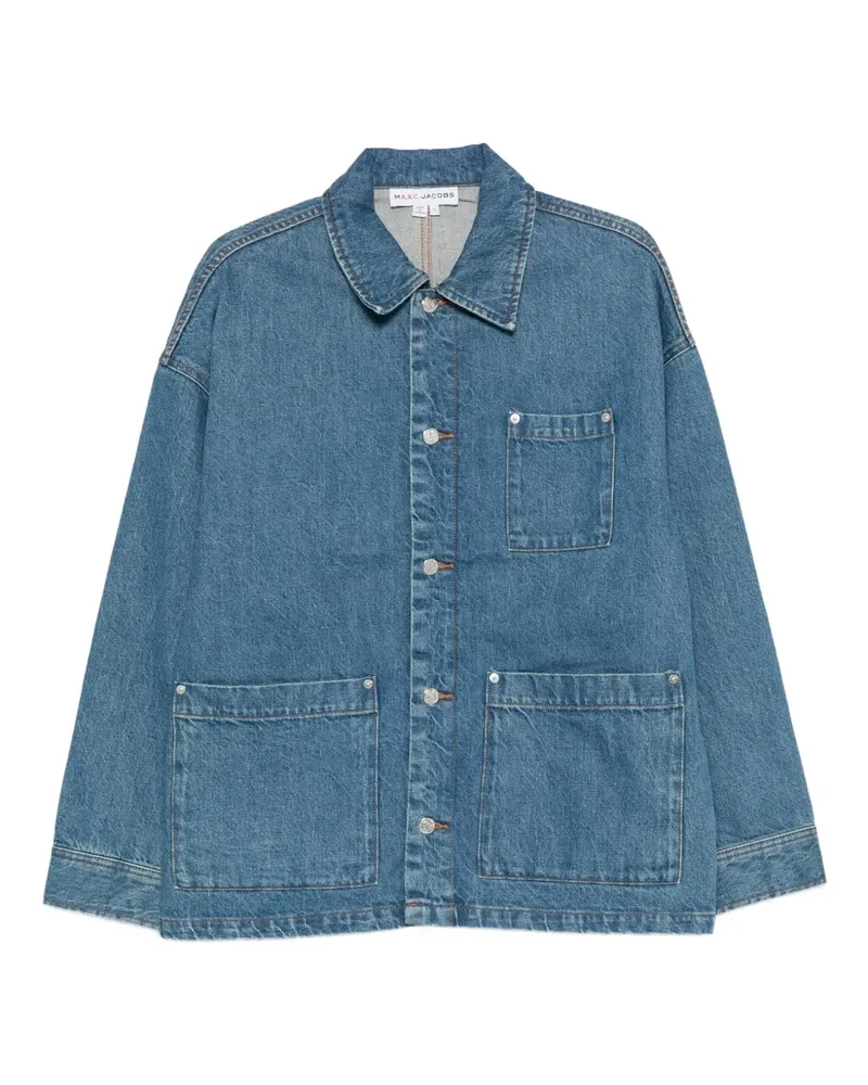 A.P.C. Jeansjacke mit tiefen Schultern - Blau Blau