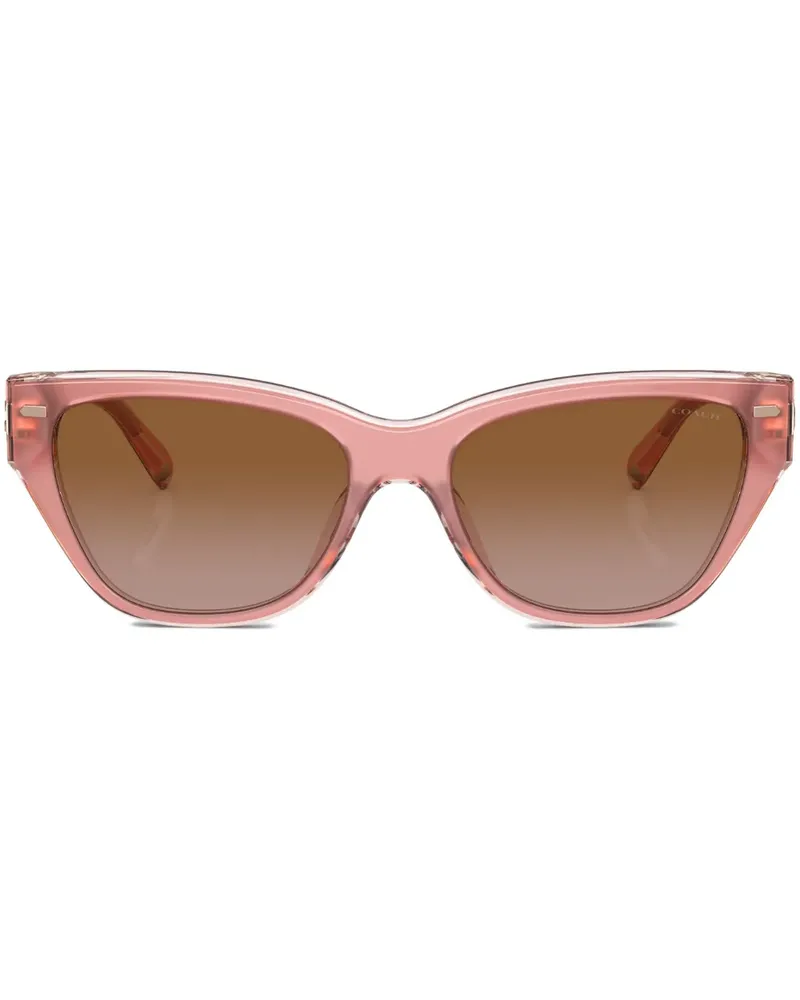 Coach Sonnenbrille im Cat-Eye-Design - Rosa Rosa