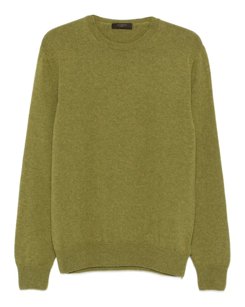 Zanone Pullover mit rundem Ausschnitt - Grün Grün