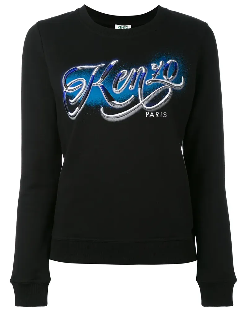 Kenzo Lyrics' Sweatshirt - Schwarz Schwarz