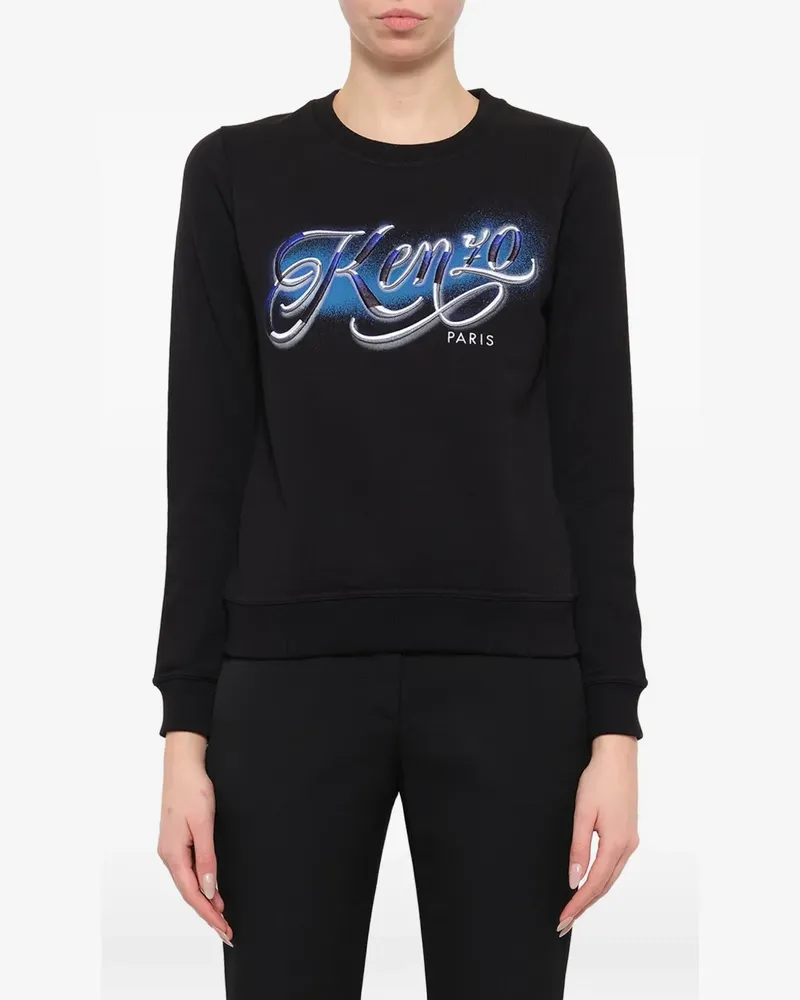 Kenzo Lyrics' Sweatshirt - Schwarz Schwarz