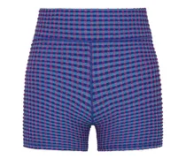 Karierte Aliki 5 In Shorts - Blau