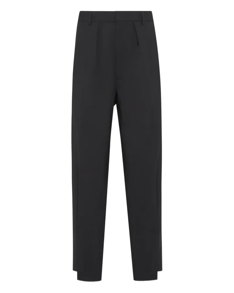 Dsquared2 Hose mit Bundfalten - Schwarz Schwarz