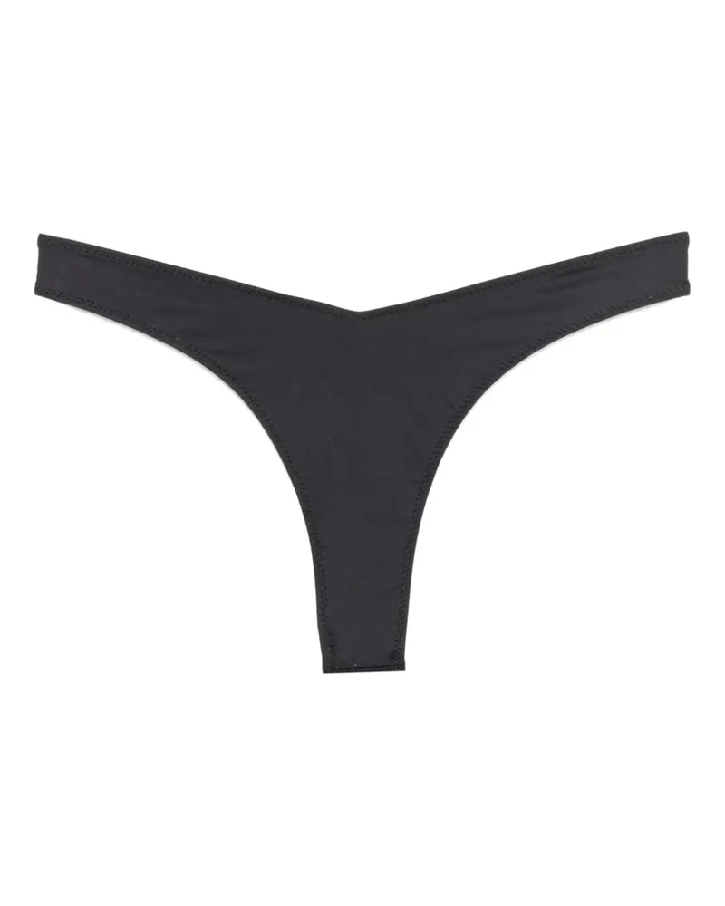 Frankies Bikinis Brittany V-front bikini bottoms - Schwarz Schwarz