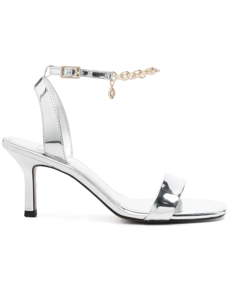 Maje Sandalen mit Spiegeleffekt 75mm - Silber Silber