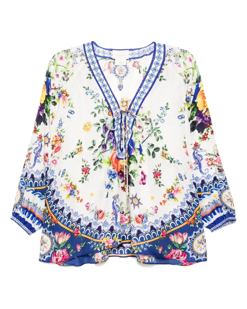 Camilla Tiles Darls Bluse - Weiß Weiß