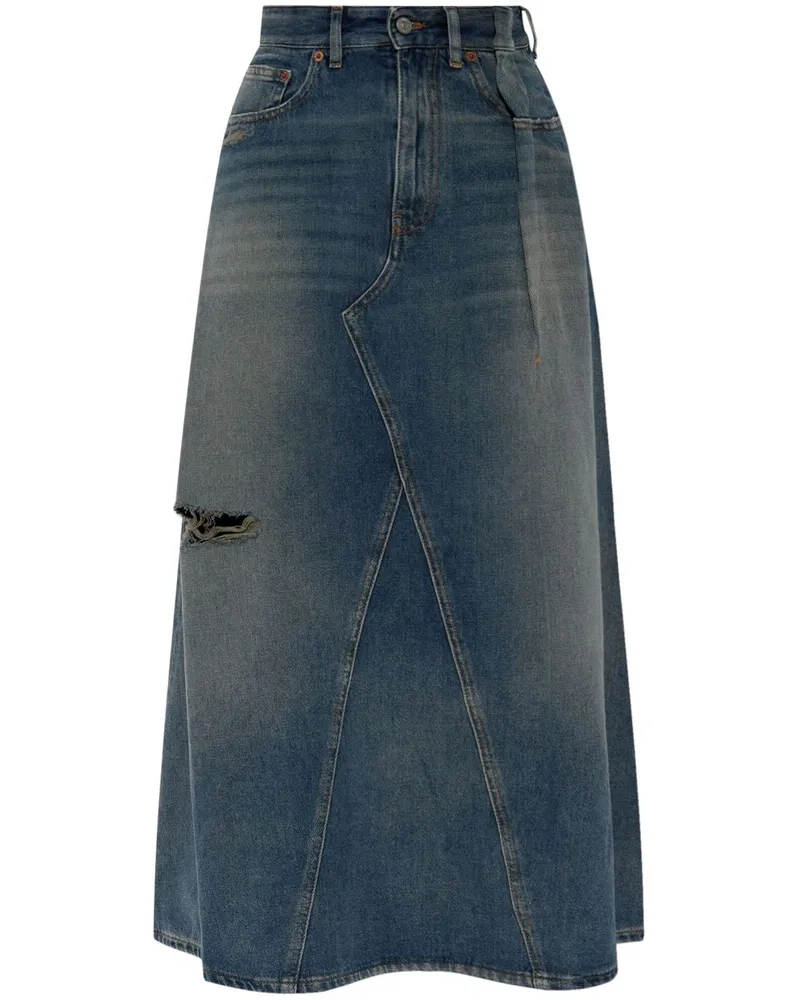 Maison Margiela Rock im Distressed-Look - Blau Blau