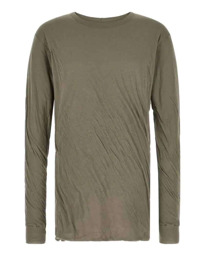 Rick Owens Jumbo double LS T in drk pearl unstable cotton - Grün Grün
