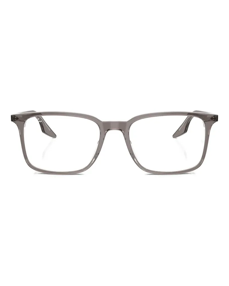 Ray Ban square-frame glasses - Grau Grau
