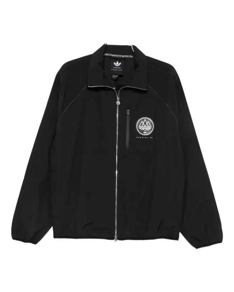adidas Spezial F.C. logo-patch jacket - Schwarz Schwarz