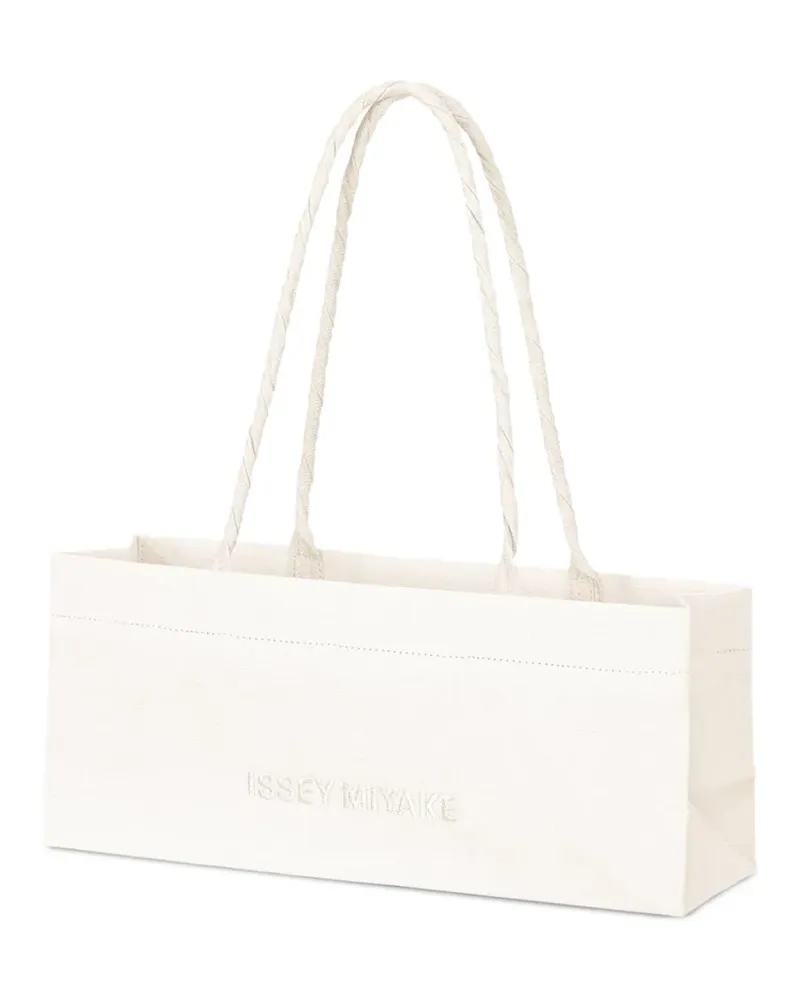 Issey Miyake twisted handle shoulder bag - Weiß Weiß