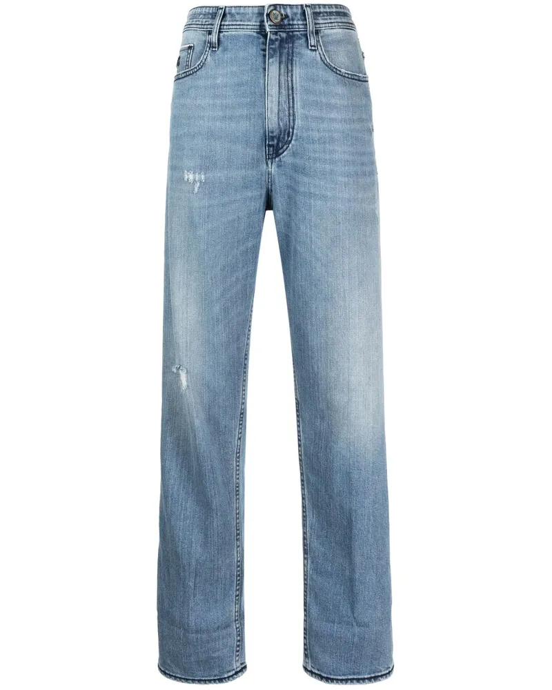 Jacob Cohën Jeans mit Stickerei Blau