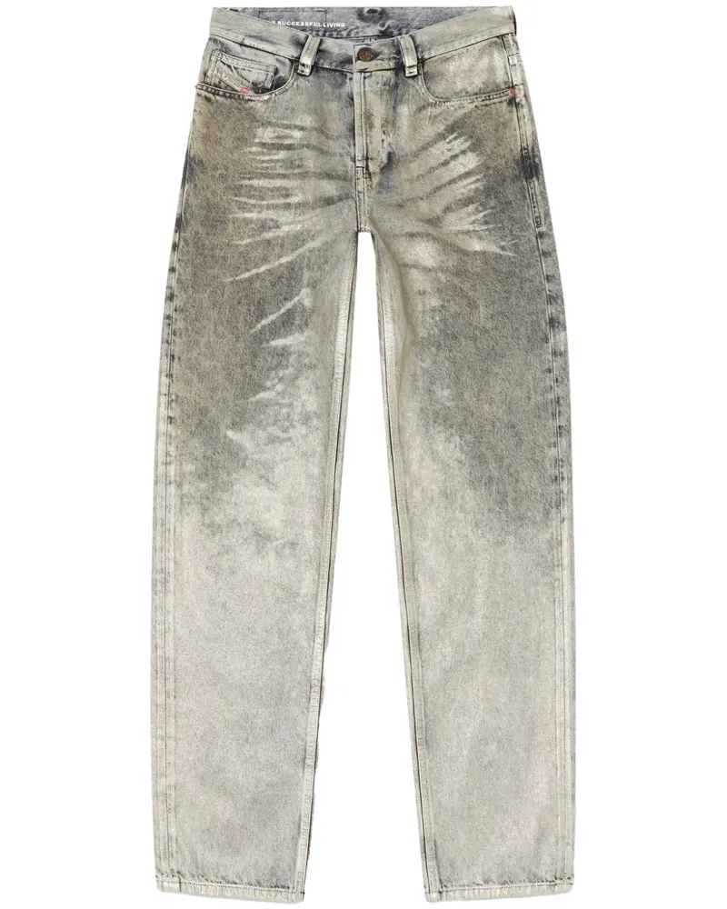 Diesel 1988 D-ARK-S7 Wide-Leg-Jeans - Grau Grau