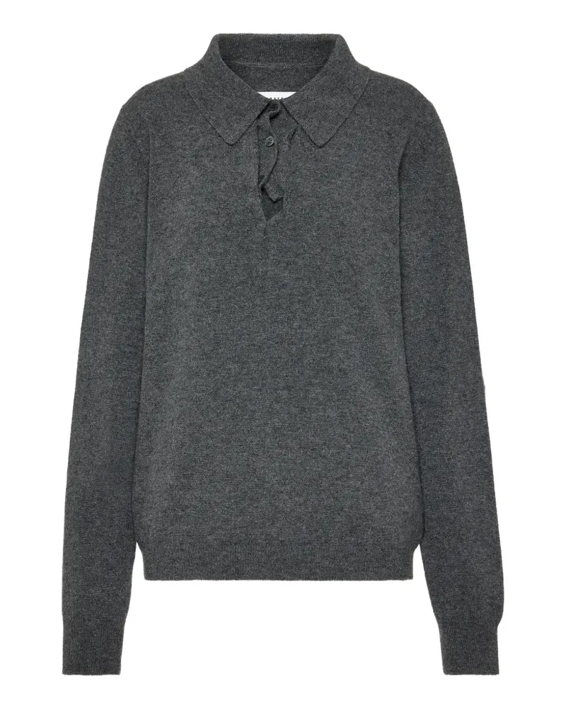Maison Margiela twist knitted sweater - Grau Grau