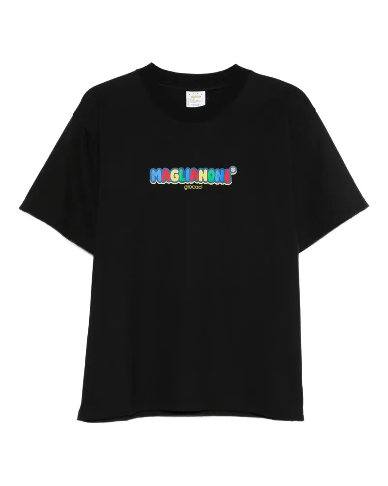 Magliano logo-print T-shirt - Schwarz Schwarz