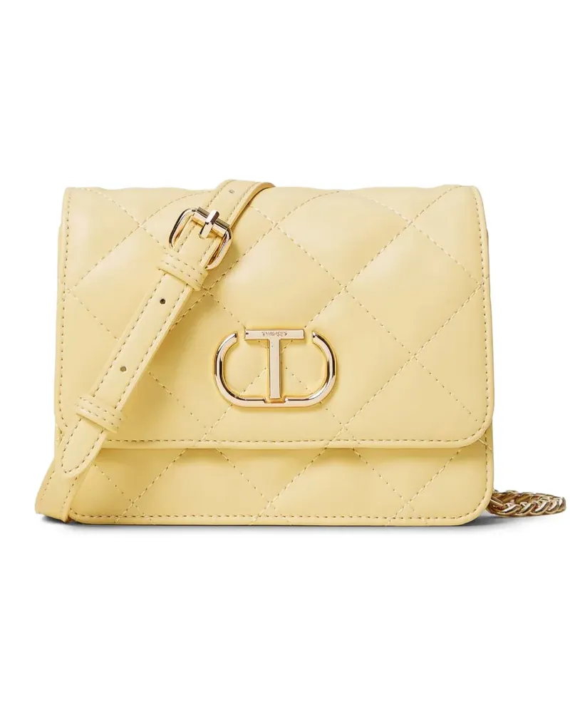 Twin-Set Kleine Audrey Schultertasche - Gelb Gelb