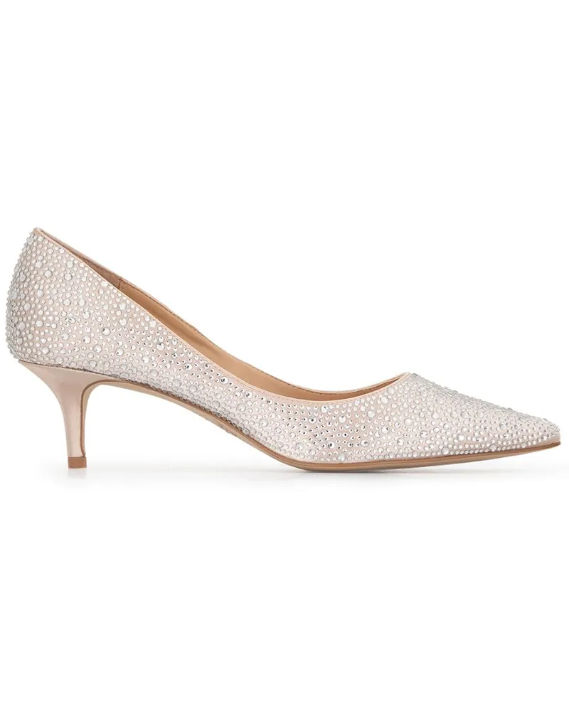 Badgley Mischka Pumps mit Kristallen - Silber Silber