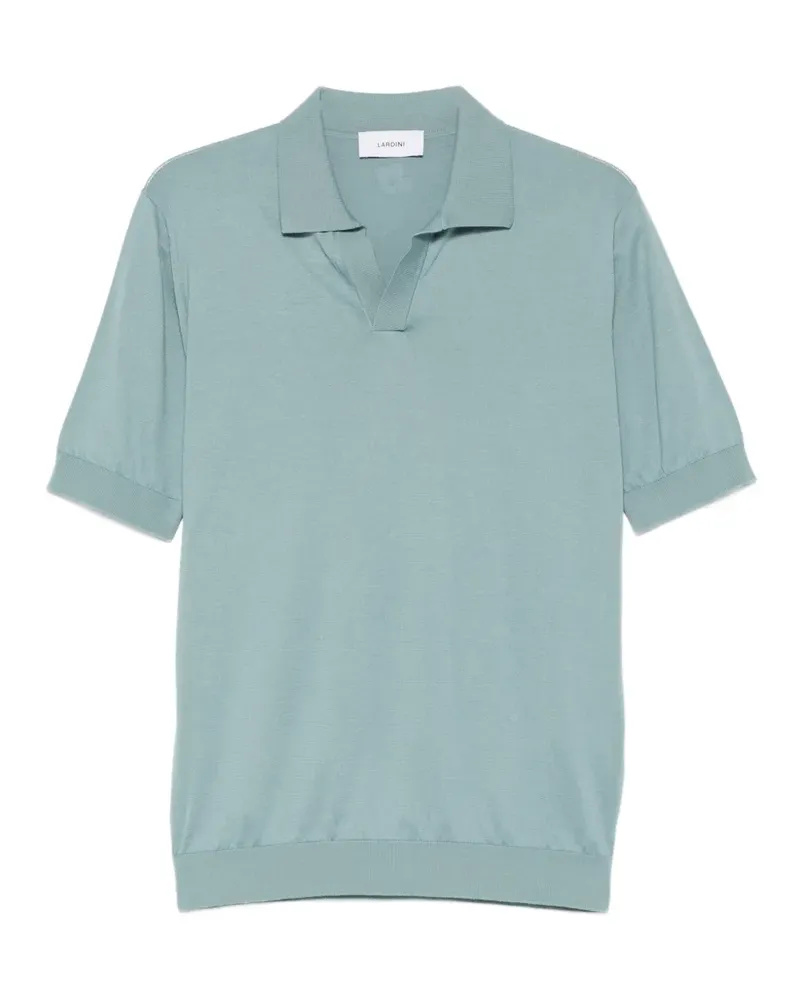 LARDINI T-Shirt mit V-Ausschnitt - Blau Blau