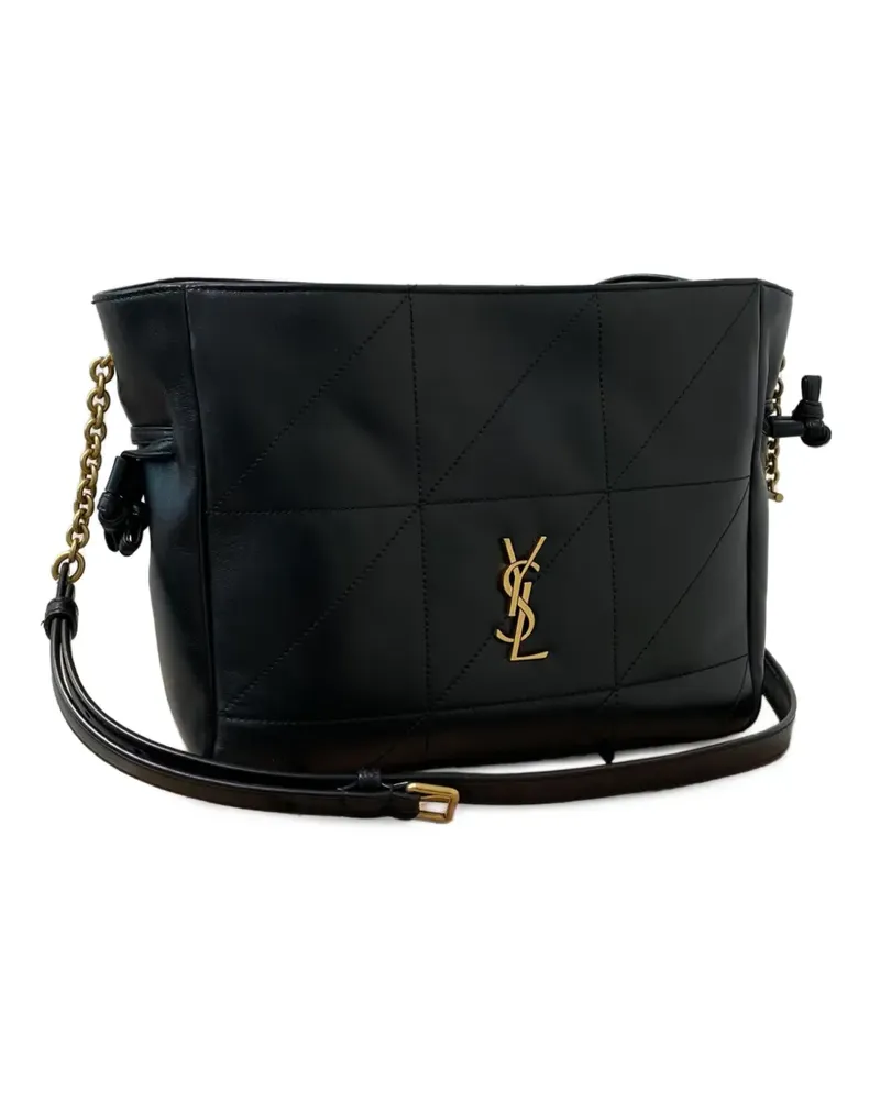 Saint Laurent Mittelgroße Jamie Schultertasche mit Steppung - Schwarz Schwarz