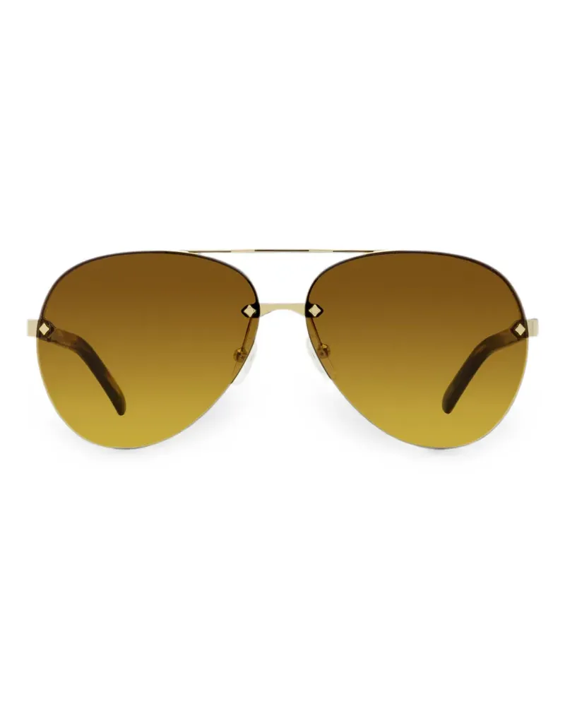 MCM rimless pilot-frame sunglasses - Gold Gold