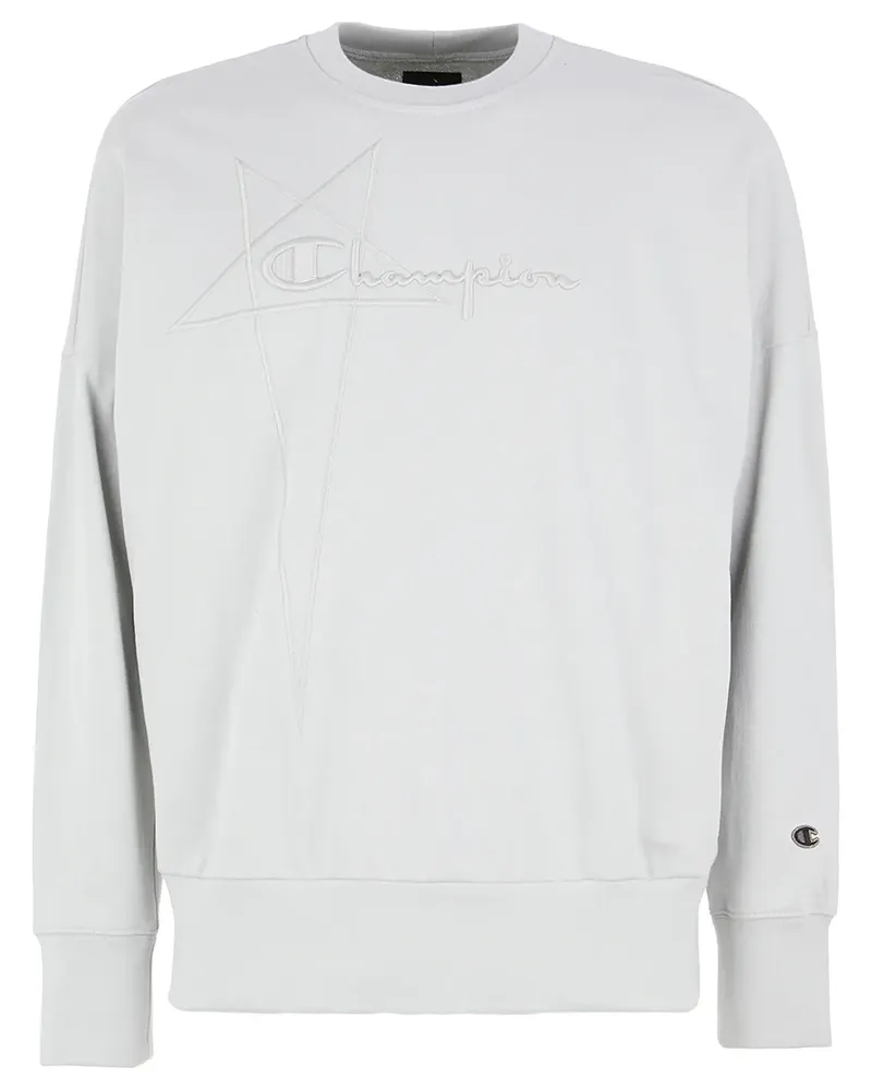 Rick Owens x Champion Sweatshirt mit Logo - Weiß Weiß