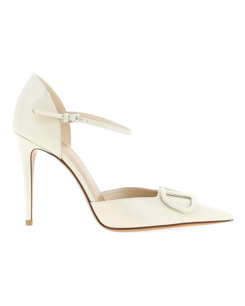 Valentino Garavani Pumps mit V-Logo - Nude Nude