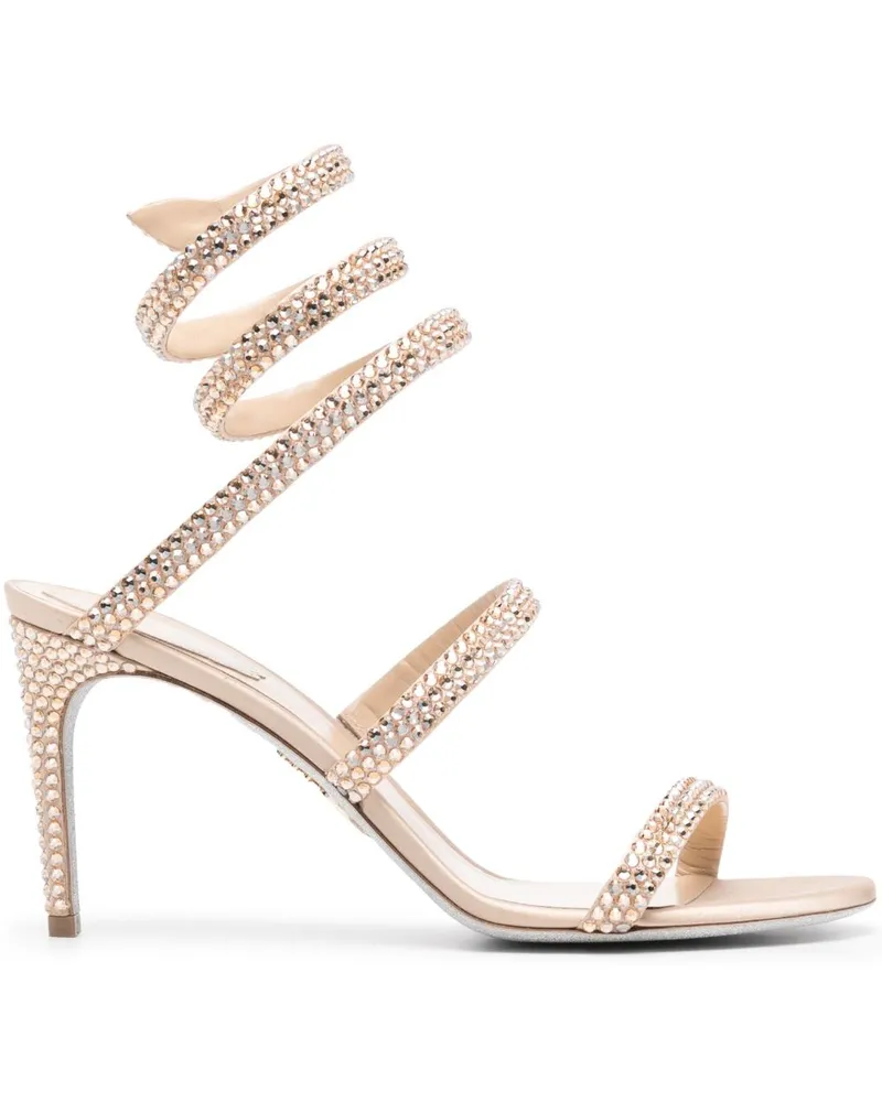 René Caovilla Cleo Sandalen 105mm - Gold Gold