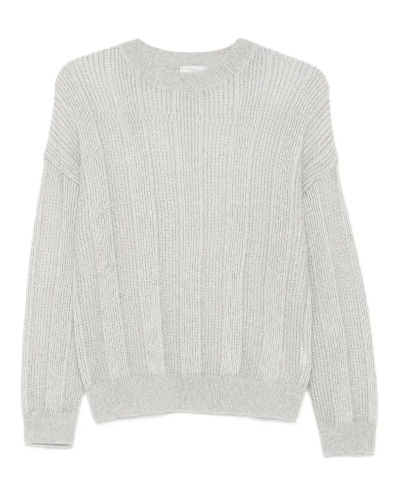 Peserico Gerippter Pullover - Grau Grau