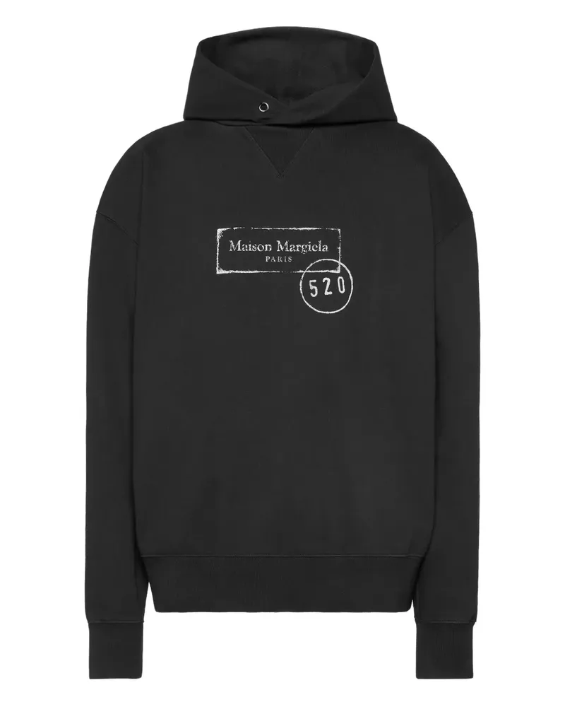 Maison Margiela Klassischer Hoodie - Schwarz Schwarz