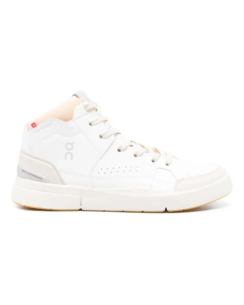 ON Roger Clubhouse Mid lace-up sneakers - Weiß Weiß