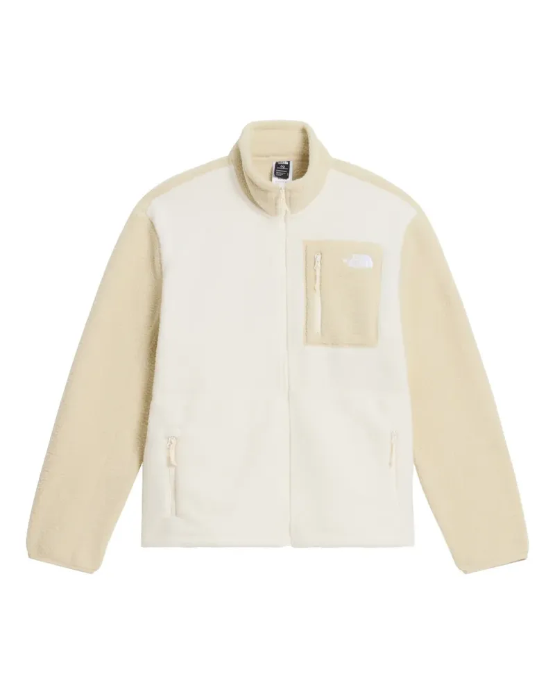 The North Face Fleece-Sweatshirt mit Kontrasteinsatz - Weiß Weiß