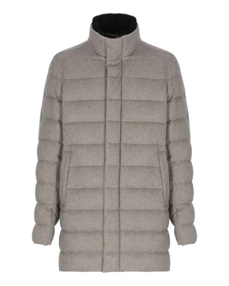 Herno high-neck padded coat - Grau Grau