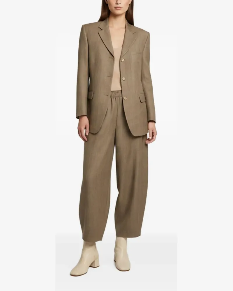 Magda Butrym oversized suit - Nude Nude