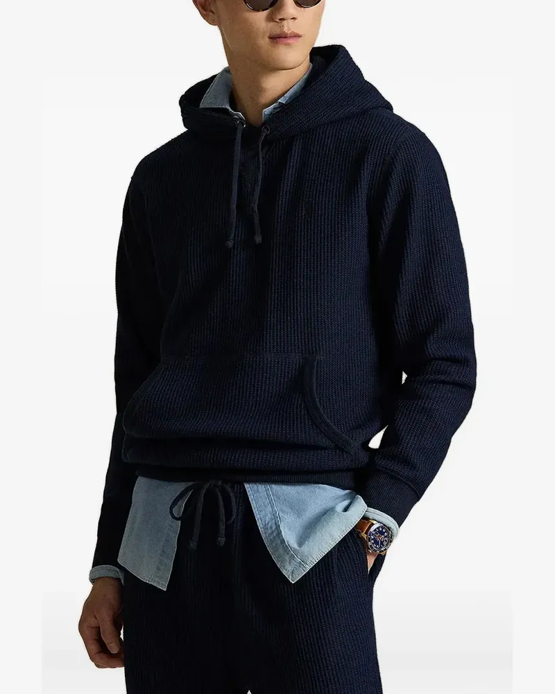 Ralph Lauren textured hoodie - Blau Blau