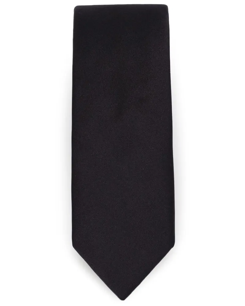 Dolce & Gabbana Seidenkrawatte mit Logo-Stickerei - Blau Blau