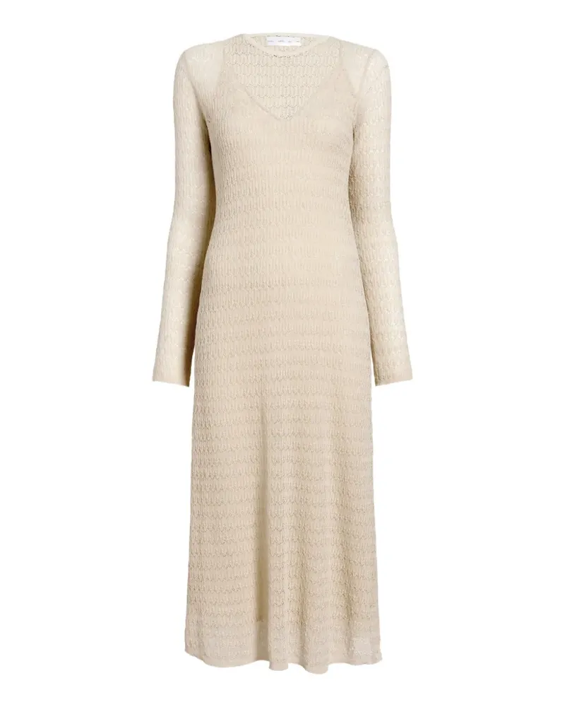 Proenza Schouler Langärmeliges Strickkleid - Nude Nude