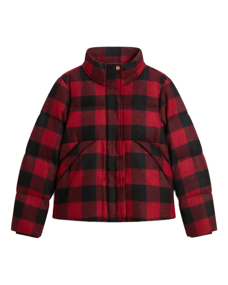 Woolrich Karierte Steppjacke - Rot Rot